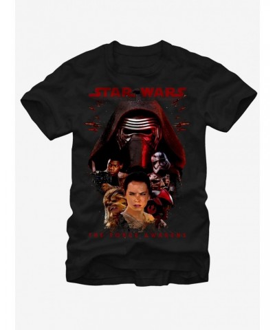 Star Wars Episode VII Kylo Ren and Rey T-Shirt $7.77 T-Shirts