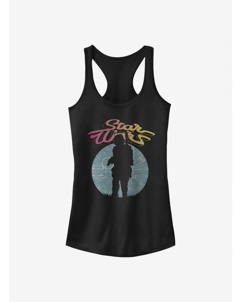 Star Wars Boba Fett Silhouette Girls Tank $9.36 Tanks