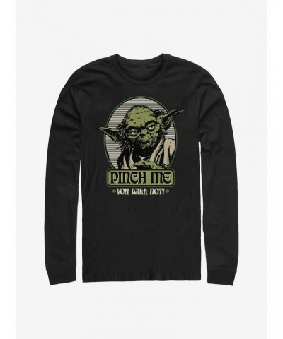 Star Wars Pinch Me Yoda Long-Sleeve T-Shirt $12.11 T-Shirts