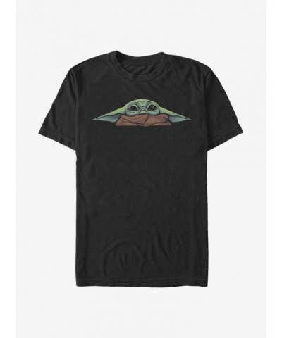 Star Wars The Mandalorian The Child Drawing T-Shirt $7.14 T-Shirts