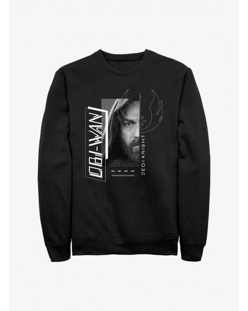 Star Wars Obi-Wan Jedi Knight Portrait Sweatshirt $11.51 Sweatshirts