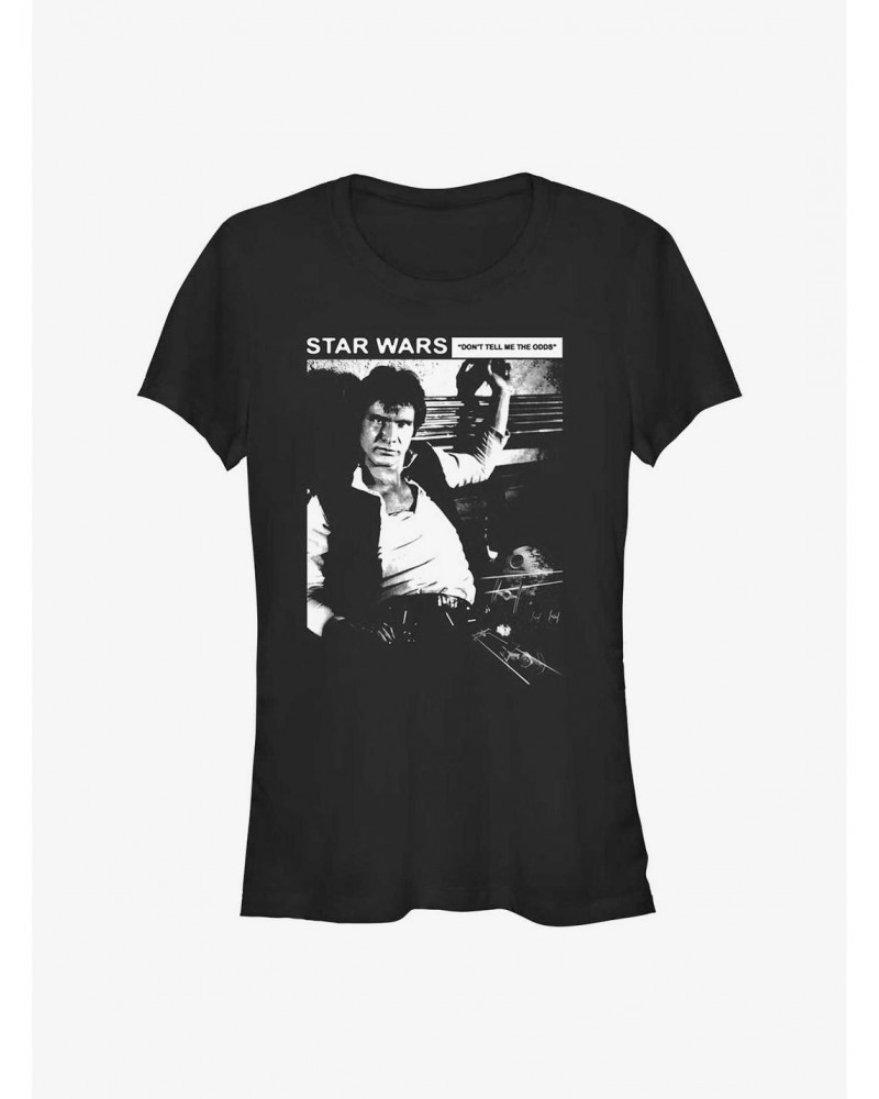 Star Wars Grunge Solo Girls T-Shirt $5.66 T-Shirts