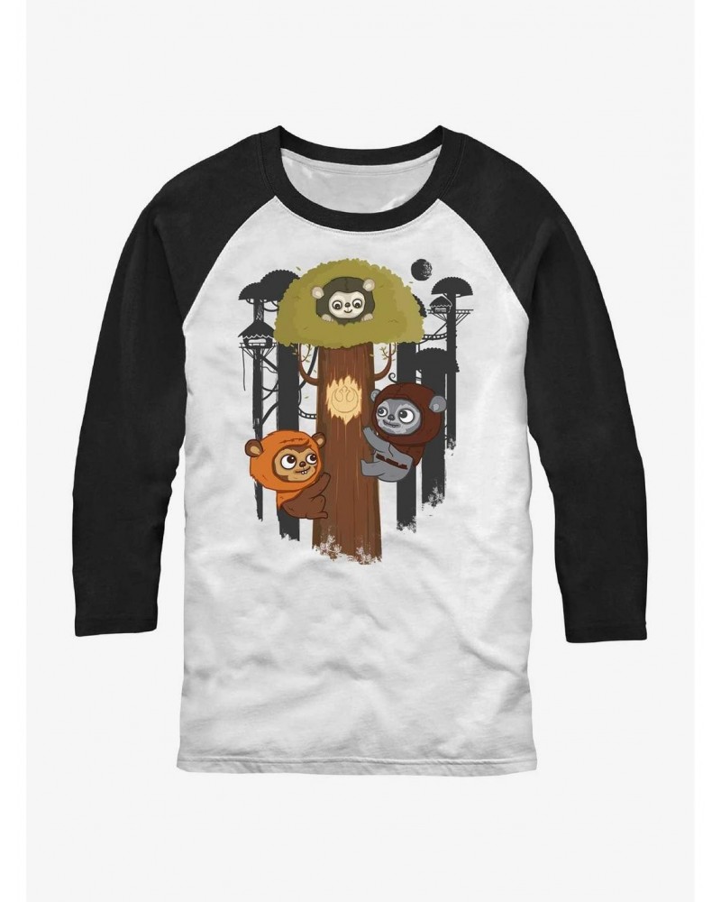 Star Wars Rebel Ewoks Raglan T-Shirt $8.67 T-Shirts