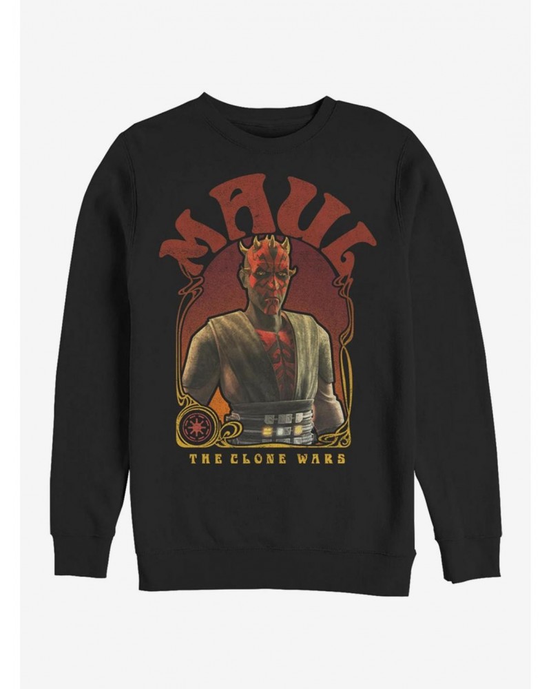 Star Wars The Clone Wars Maul Nouveau Crew Sweatshirt $9.15 Sweatshirts