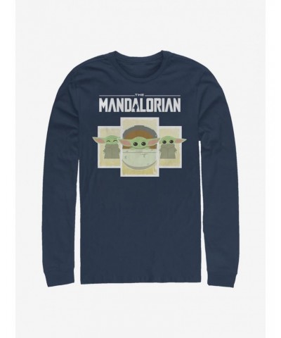 Star Wars The Mandalorian The Child Boxes Long-Sleeve T-Shirt $11.58 T-Shirts