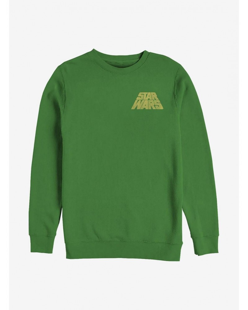 Star Wars Badge Slant Logo Crew Sweatshirt $14.17 Sweatshirts