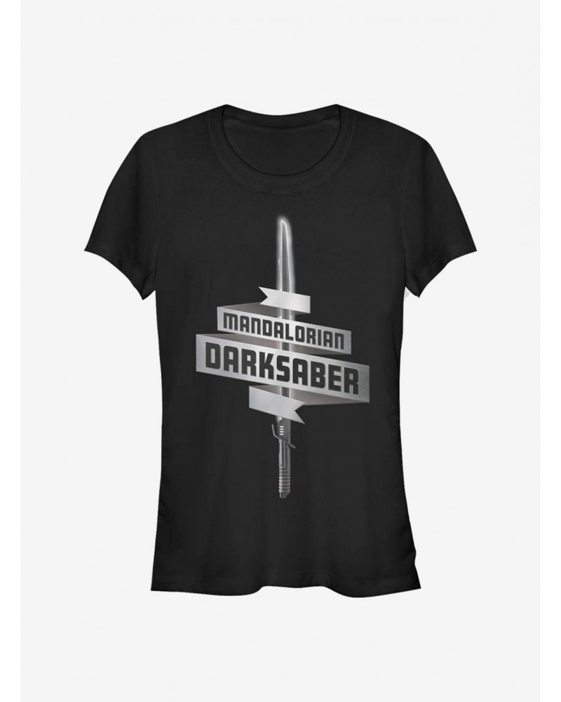 Star Wars The Mandalorian Darksaber Girls T-Shirt $6.63 T-Shirts