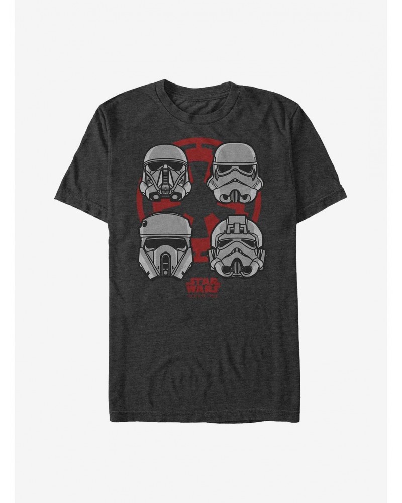 Star Wars Rogue One: A Star Wars Story Quadratic Helmatic T-Shirt $5.59 T-Shirts