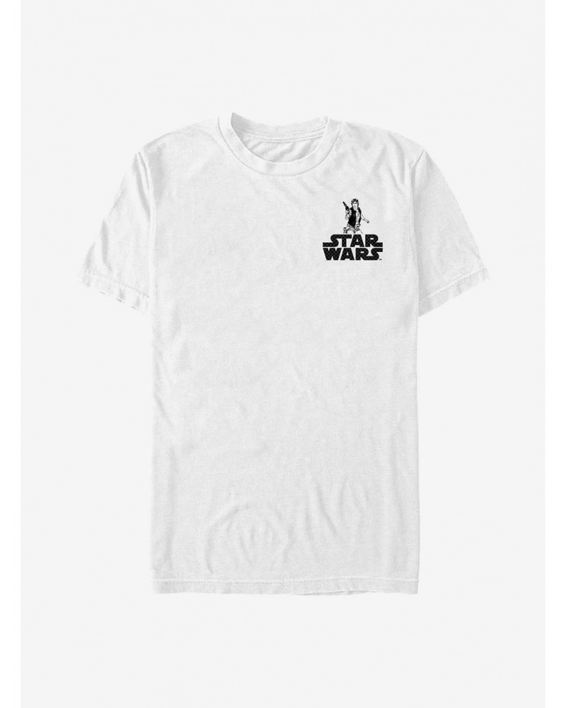 Star Wars Han Solo Pattern T-Shirt $5.59 T-Shirts