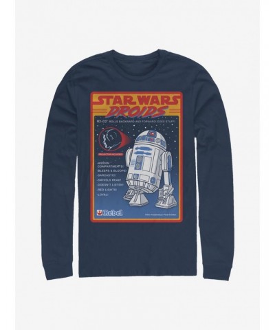 Star Wars Droid Figure Long-Sleeve T-Shirt $9.74 T-Shirts