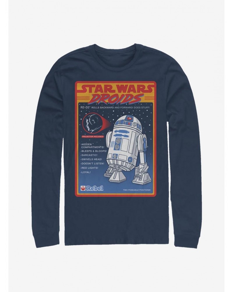 Star Wars Droid Figure Long-Sleeve T-Shirt $9.74 T-Shirts