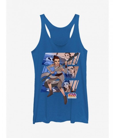 Star Wars Rey BB-8 Girls Tanks $6.84 Tanks