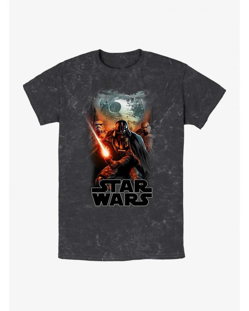 Star Wars Seek And Destroy Mineral Wash T-Shirt $7.41 T-Shirts