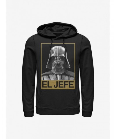 Star Wars El Jefe Vader Hoodie $14.73 Hoodies