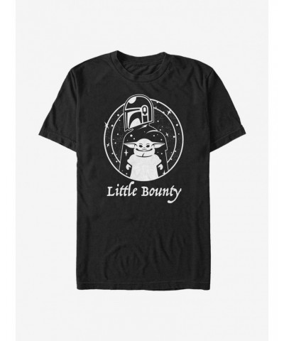 Star Wars The Mandalorian The Child Little Bounty Outline T-Shirt $6.83 T-Shirts