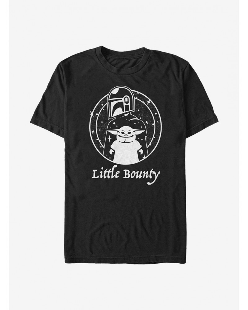 Star Wars The Mandalorian The Child Little Bounty Outline T-Shirt $6.83 T-Shirts