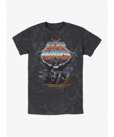 Star Wars 77 Cross Darth Vader Mineral Wash T-Shirt $7.74 T-Shirts