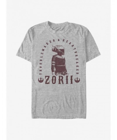 Star Wars: The Rise Of Skywalker Troublemaker Zorii T-Shirt $6.68 T-Shirts