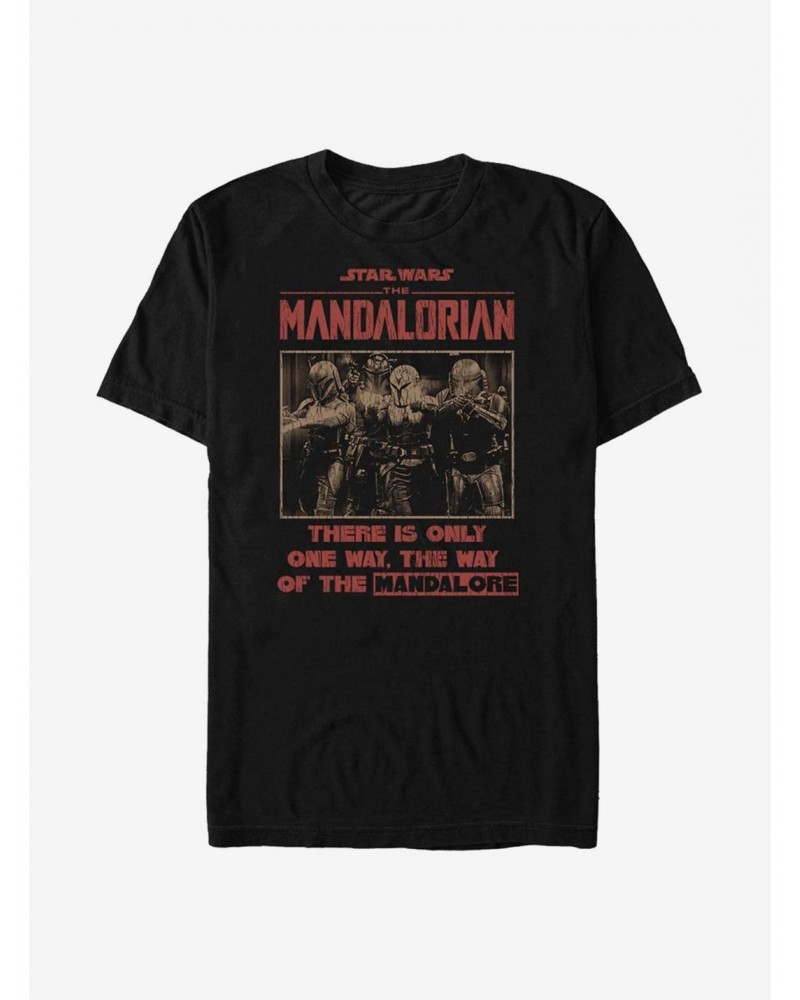 Star Wars The Mandalorian Mando Blasting T-Shirt $7.61 T-Shirts