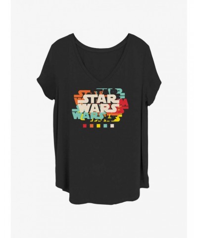 Star Wars Palette Swatch Logo Girls T-Shirt Plus Size $9.48 T-Shirts