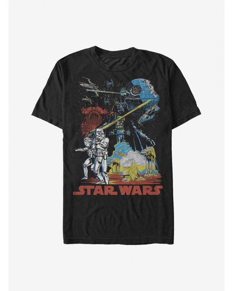 Star Wars Space Poster T-Shirt $5.59 T-Shirts