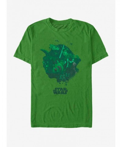 Star Wars Yoda Head Fill T-Shirt $4.81 T-Shirts