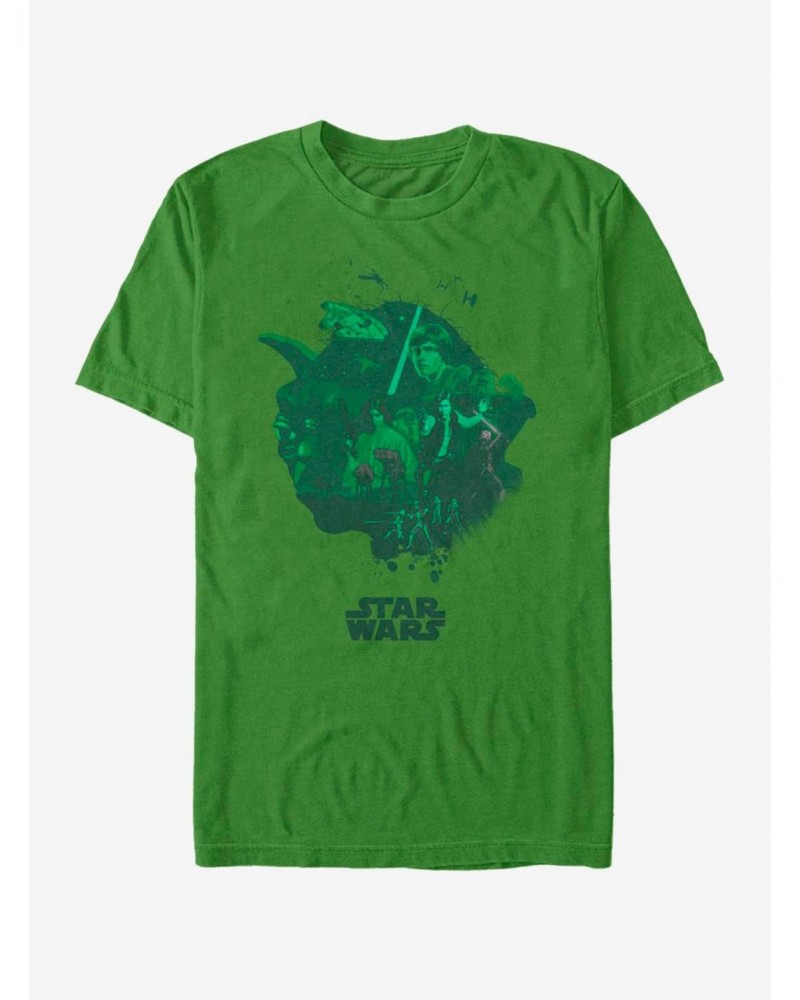 Star Wars Yoda Head Fill T-Shirt $4.81 T-Shirts