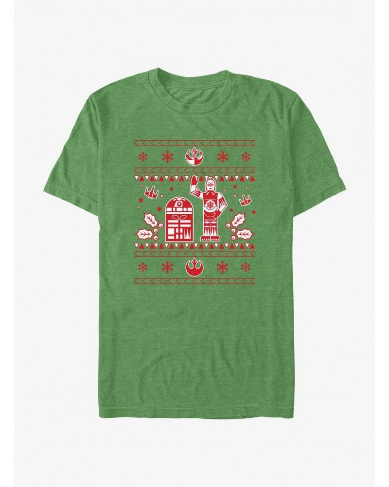 Star Wars Droid Ugly Christmas T-Shirt $4.66 T-Shirts