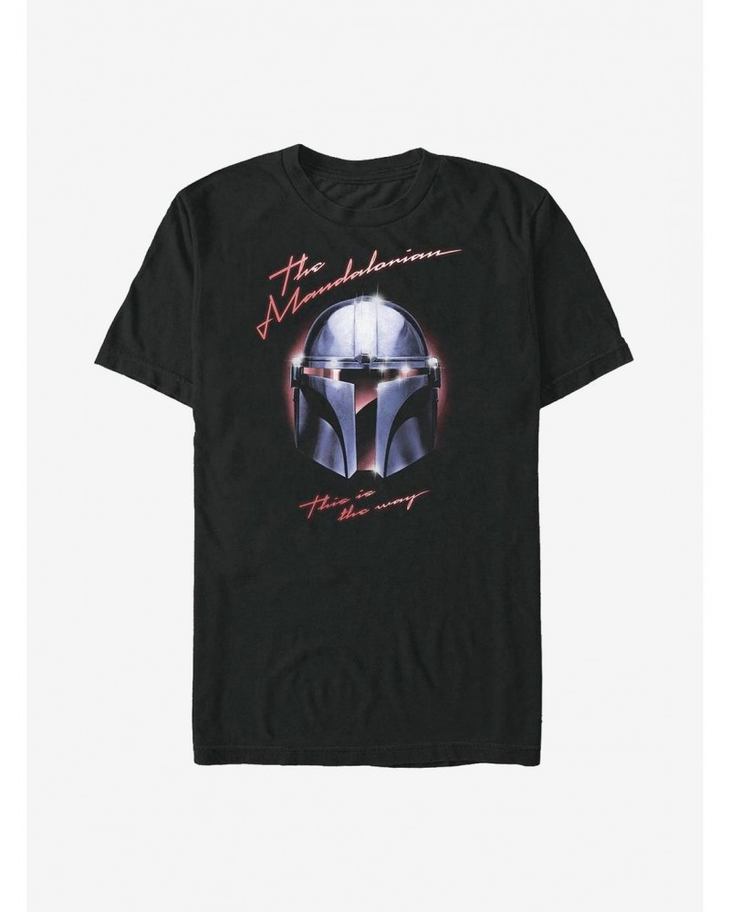 Star Wars The Mandalorian Helmet Metal T-Shirt $5.90 T-Shirts