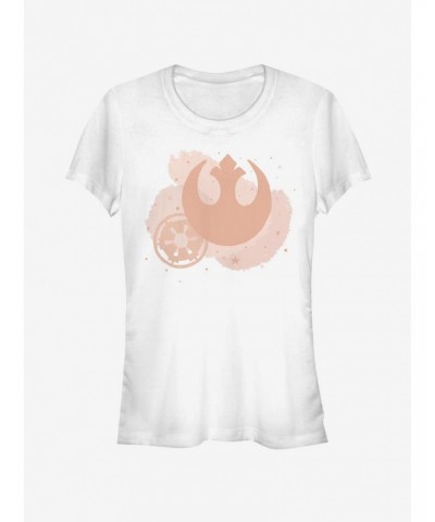 Star Wars Minimal Brush Logos Girls T-Shirt $6.96 T-Shirts