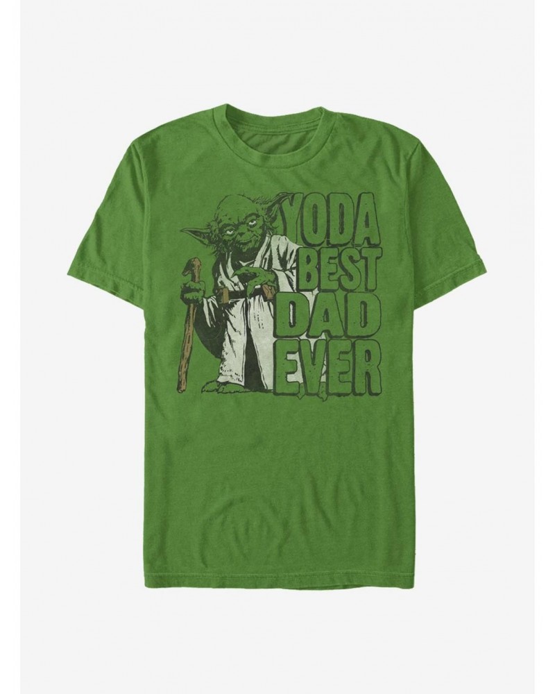 Star Wars Yoda Best Dad T-Shirt $6.37 T-Shirts