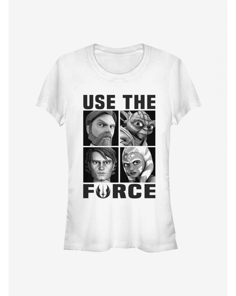 Star Wars The Clone Wars Force Users Girls T-Shirt $7.28 T-Shirts