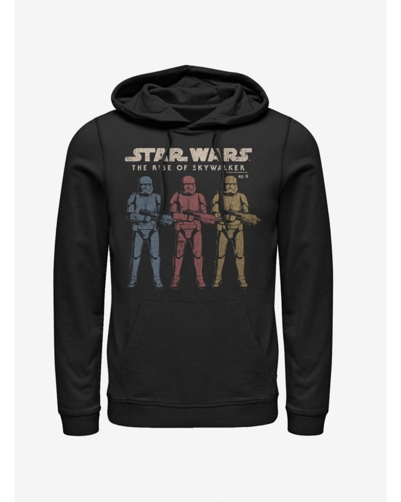 Star Wars Episode IX The Rise Of Skywalker Color Guards Hoodie $14.37 Hoodies