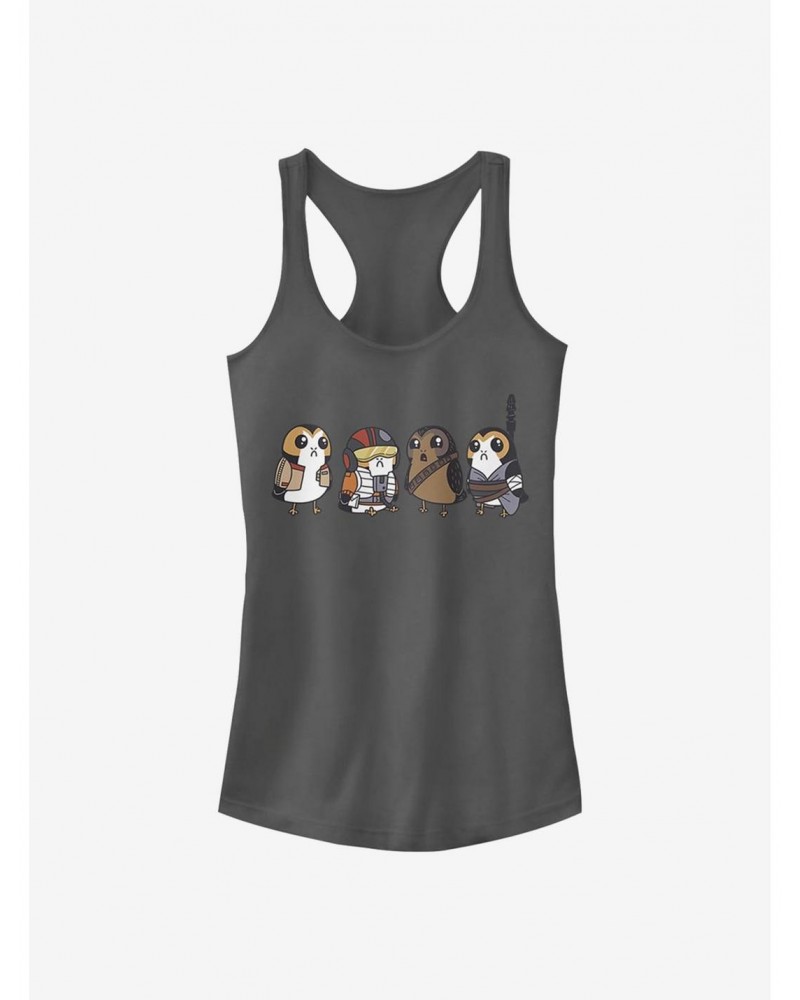 Star Wars: The Last Jedi Porgs As Characters Girls Tank $7.97 Tanks