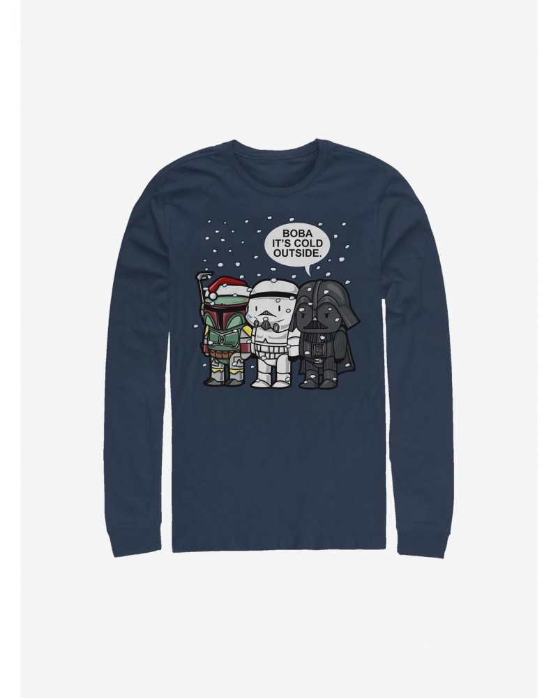 Star Wars Boba It's Cold Long-Sleeve T-Shirt $9.21 T-Shirts