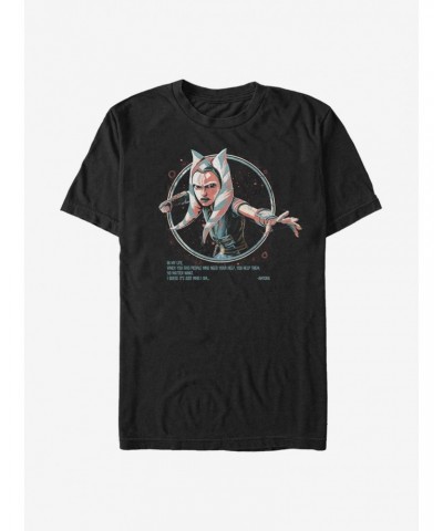 Star Wars: The Clone Wars Ahsoka Just Who I Am T-Shirt $6.68 T-Shirts