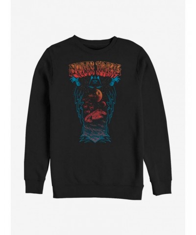 Star Wars Psychedelic Vader Crew Sweatshirt $9.15 Sweatshirts