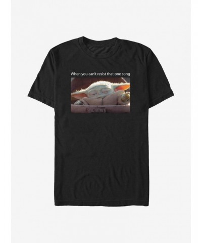 Star Wars The Mandalorian The Child Can't Resist Meme T-Shirt $4.97 T-Shirts