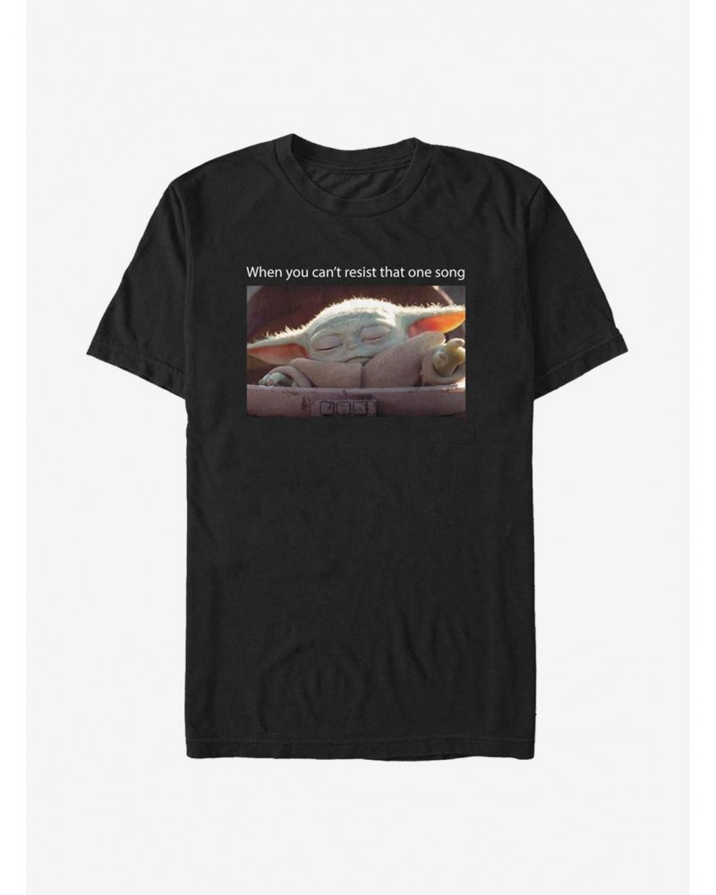 Star Wars The Mandalorian The Child Can't Resist Meme T-Shirt $4.97 T-Shirts