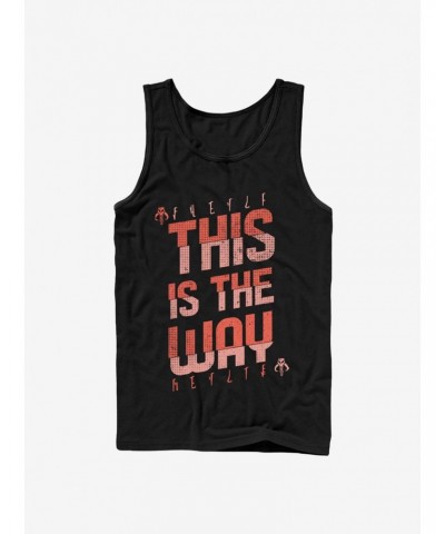 Star Wars The Mandalorian This Is The Way Mando'a Bold Text Tank $9.56 Tanks