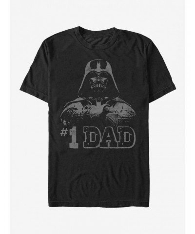 Star Wars Darth Vader Numero Uno Dad T-Shirt $5.75 T-Shirts