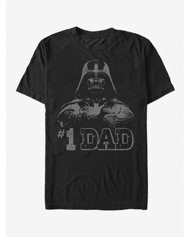 Star Wars Darth Vader Numero Uno Dad T-Shirt $5.75 T-Shirts