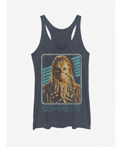 Star Wars Retro Chewie Copilot Girls Tanks $9.74 Tanks