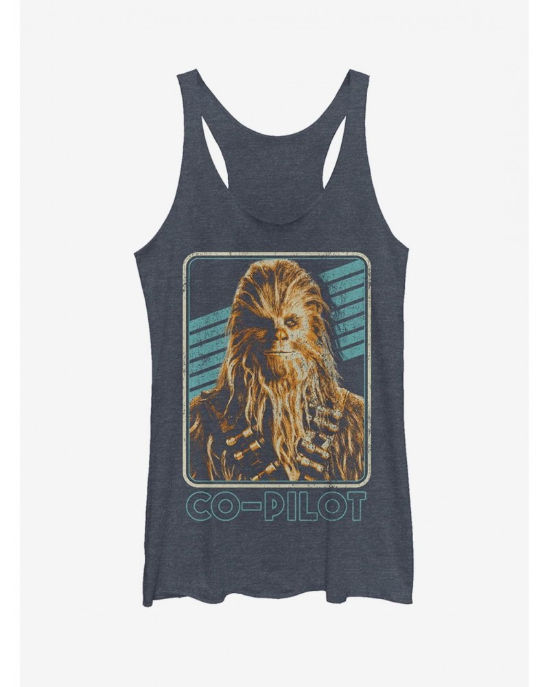 Star Wars Retro Chewie Copilot Girls Tanks $9.74 Tanks