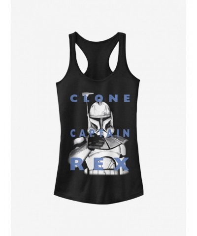 Star Wars The Clone Wars Rex Text Girls Tank $6.97 Tanks