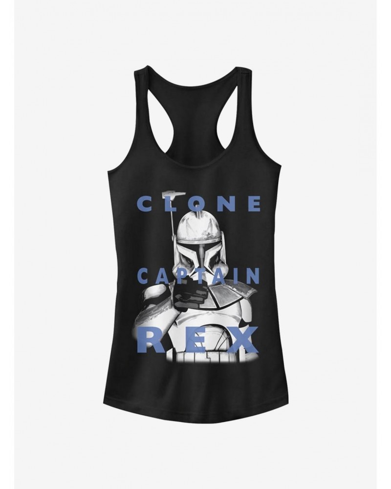 Star Wars The Clone Wars Rex Text Girls Tank $6.97 Tanks