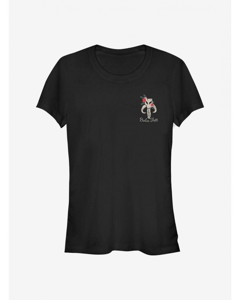 Star Wars Boba Fett Floral Badge Girls T-Shirt $5.50 T-Shirts