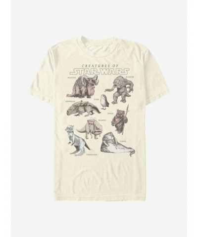 Star Wars Creatures T-Shirt $6.21 T-Shirts