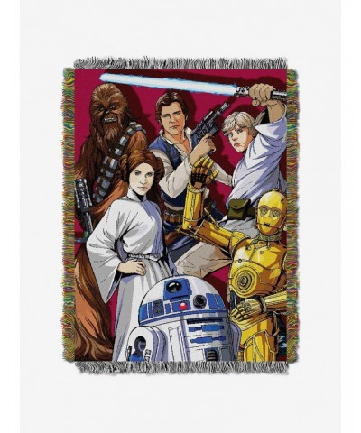 Star Wars Classic Rebel Forces Tapestry Throw $18.41 Throws