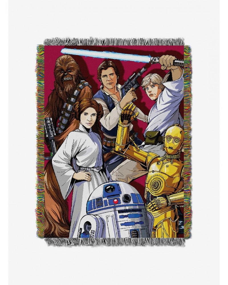 Star Wars Classic Rebel Forces Tapestry Throw $18.41 Throws